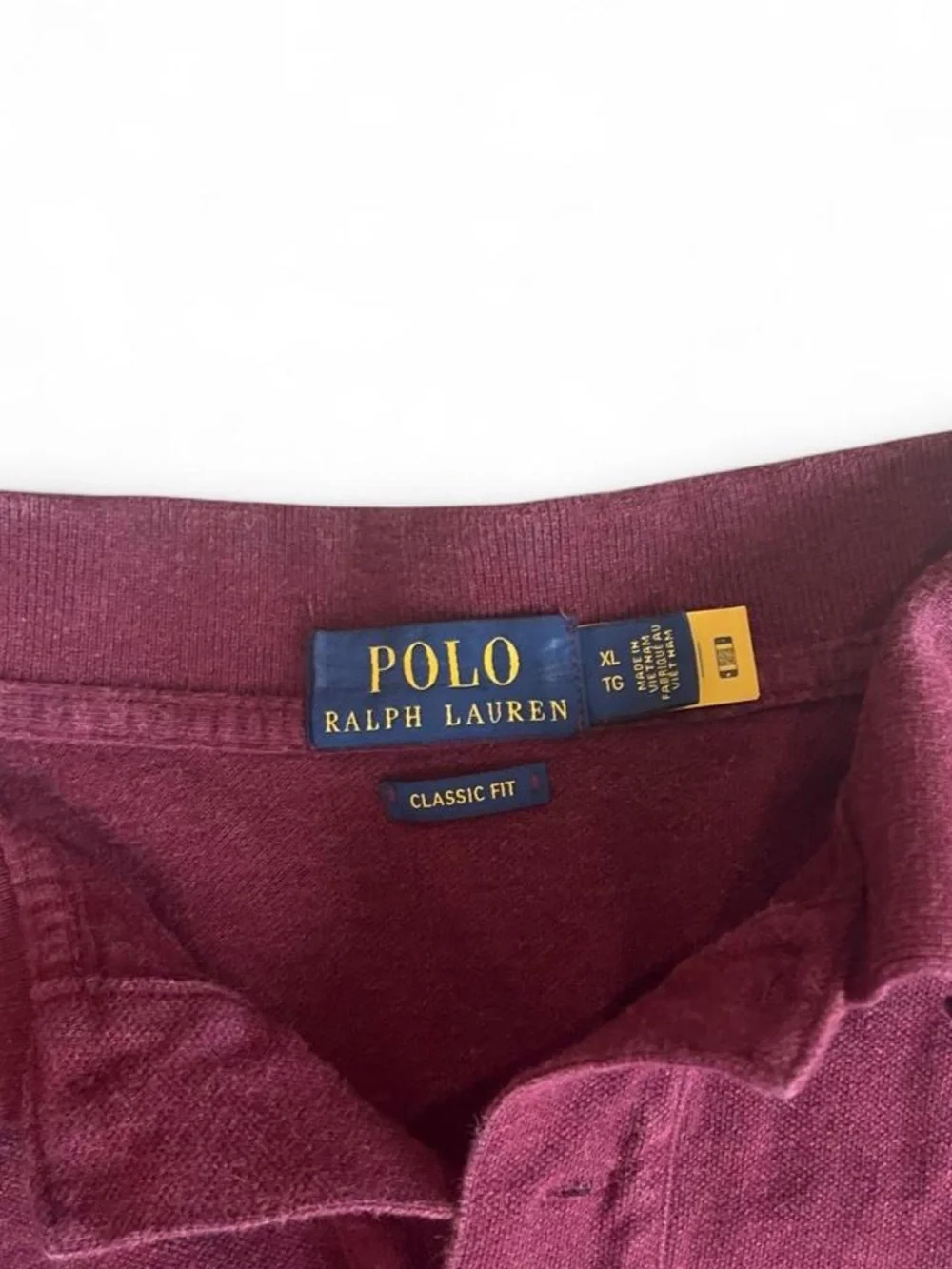 Ralph Lauren Men's Long Sleeve Polo Shirt - Burgundy